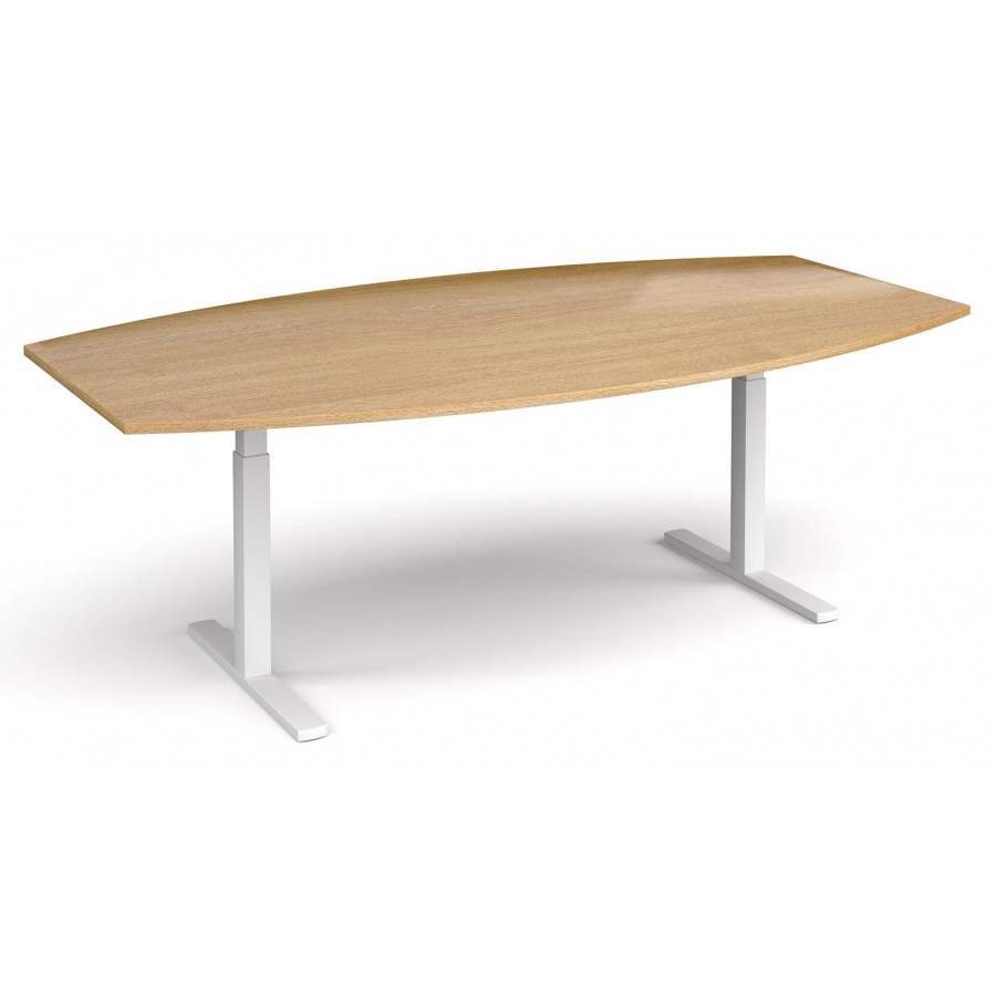 Elev8 Touch Adjustable Radial Boardroom Table 